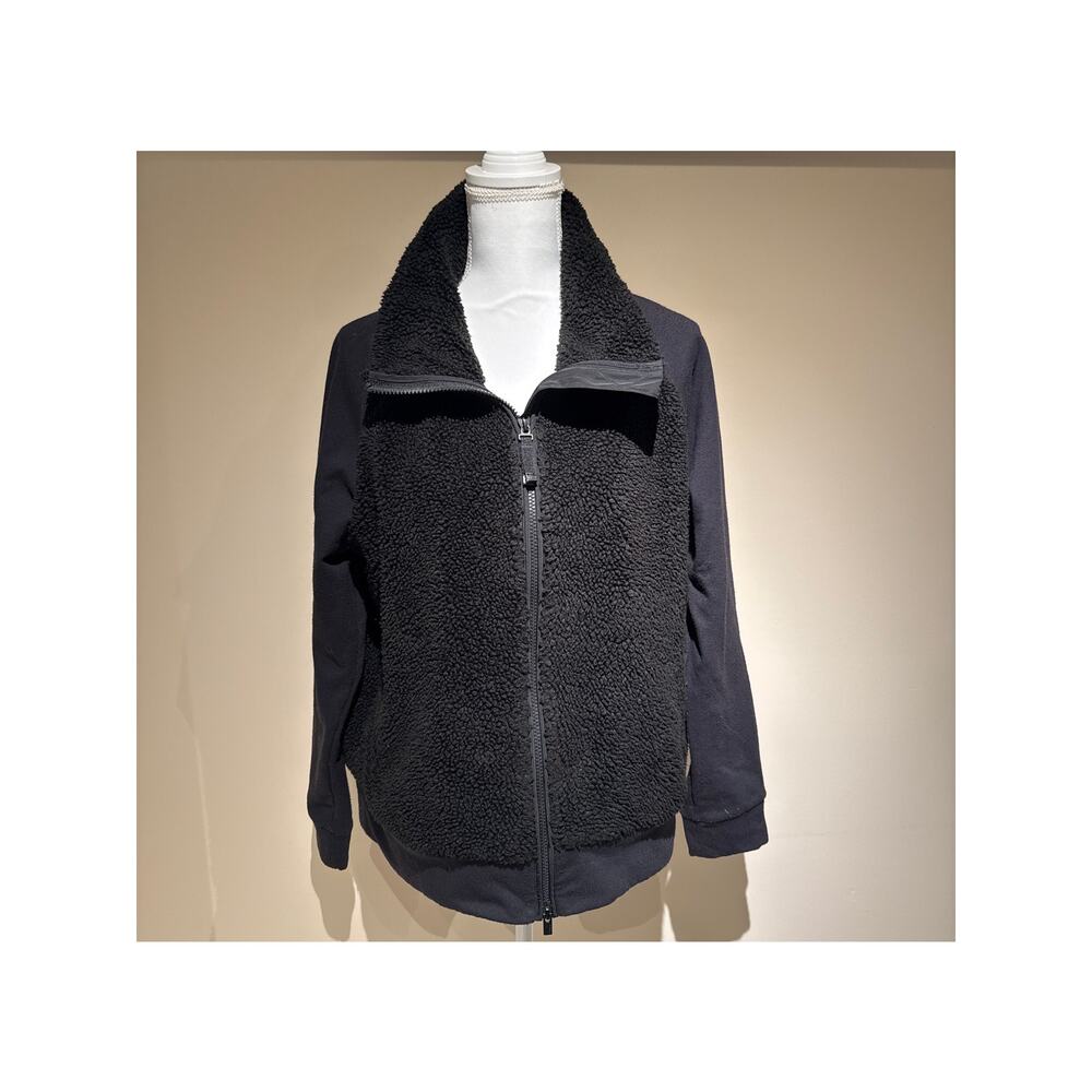 Athleta Cozy Sherpa Jacket Brown‎ L